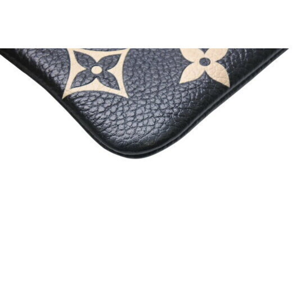 Louis Vuitton Monogram Pochette Noir Black Coin Wallet Case Logo - Picture 5 of 7